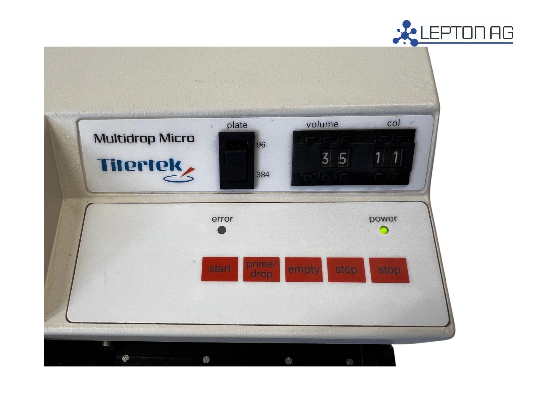 Accessori da laboratorio: Thermo Scientific Labsystems Multidrop Micro Dispenser – Usato da Niederdorf venduto da LeptonAG_Labor 5