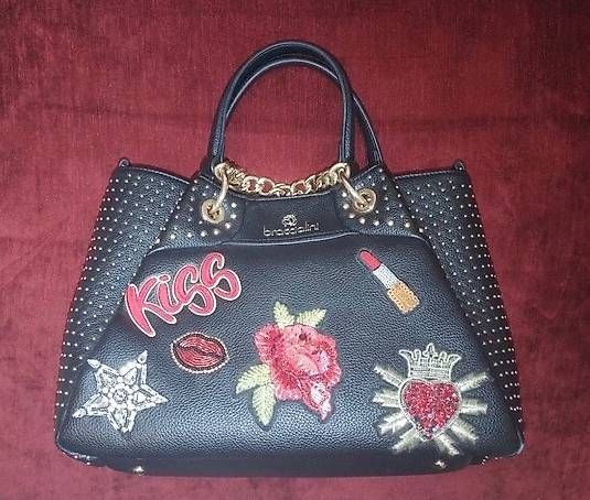 Borse da donna:  Borsa Nera Braccialini Rock Glam - Super Decorata! – Usato da Figino venduto da cla_b75f