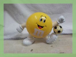 M&M's Figur gelb mit Fussball - Sammlerstück! top!