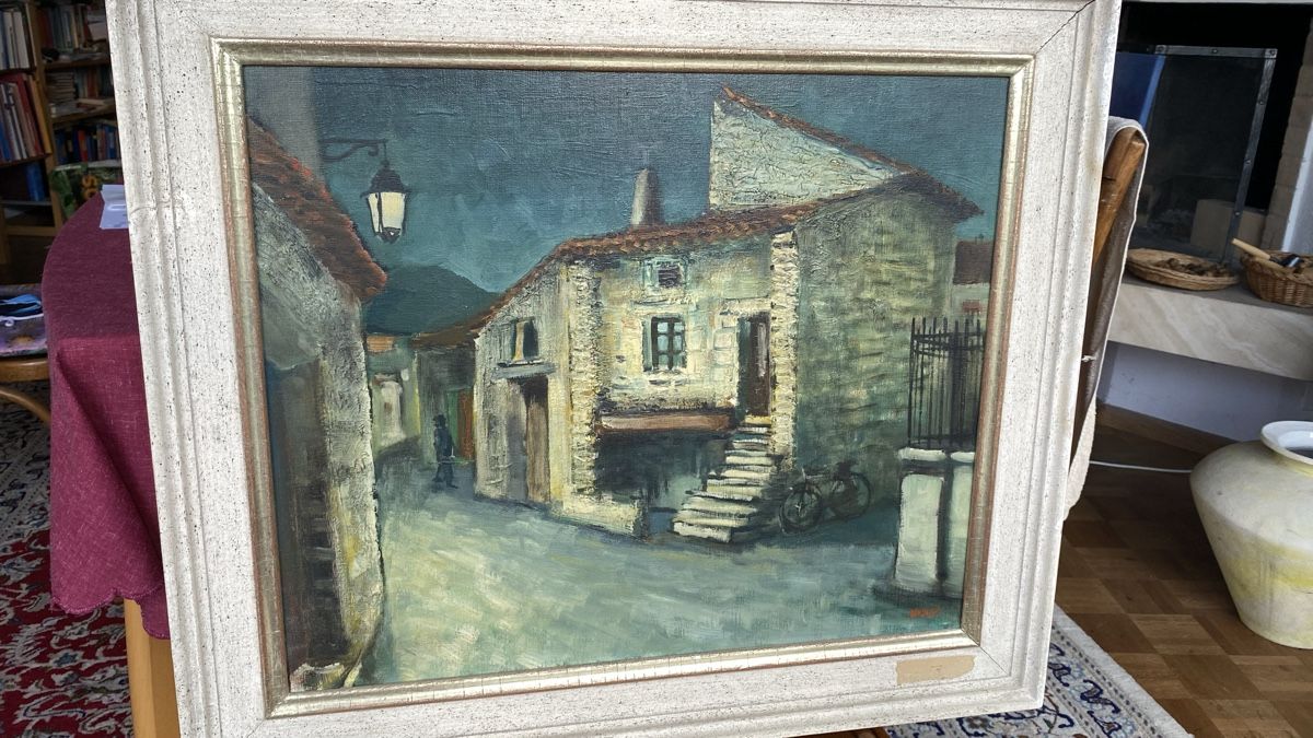 Tableaux: ORGINAL ÖLGEMÄLDE Frankreich – D'occasion à Dornach par Xantomas 2