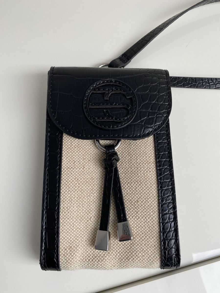 Esprit Taschen für Damen: Nateltasche von Esprit schwarz / beige Stoff – Neu (gemäss Beschreibung) aus Zürich von DidierTG 3