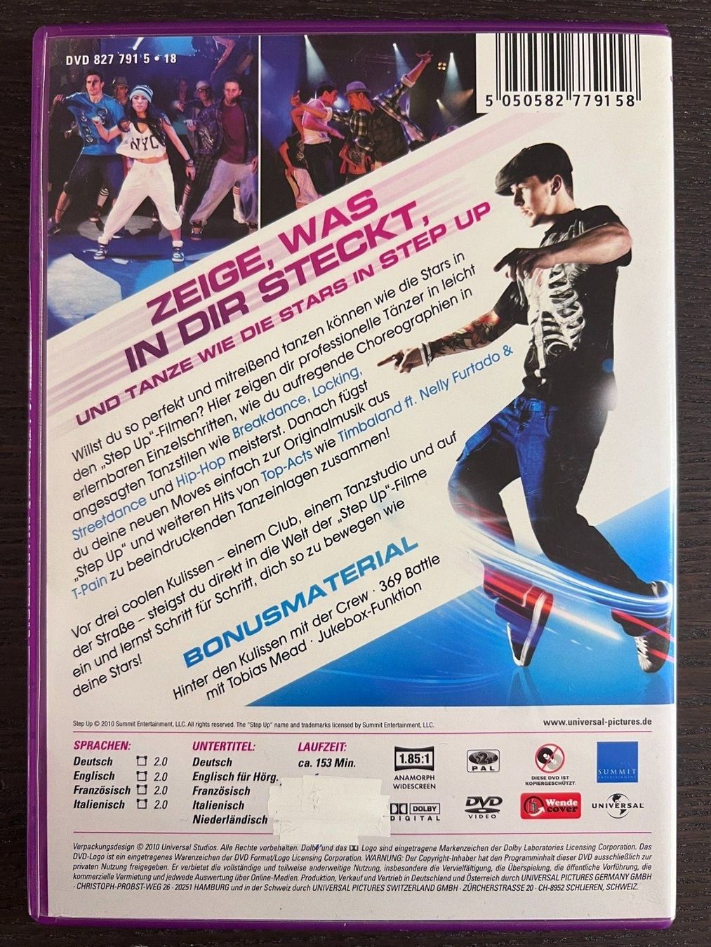 Tutti i DVDs: Step up - Danceworkout – Usato da Zürich venduto da FilmFreunde 1