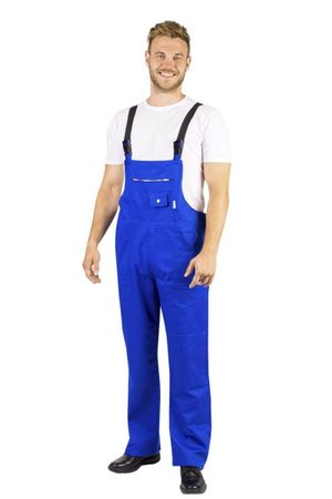 Arbeits Latzhose mit Dehnzone Gr.50 Blau