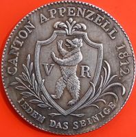 2 Franken 1812 Kanton Appenzell (Replica) Kein Original