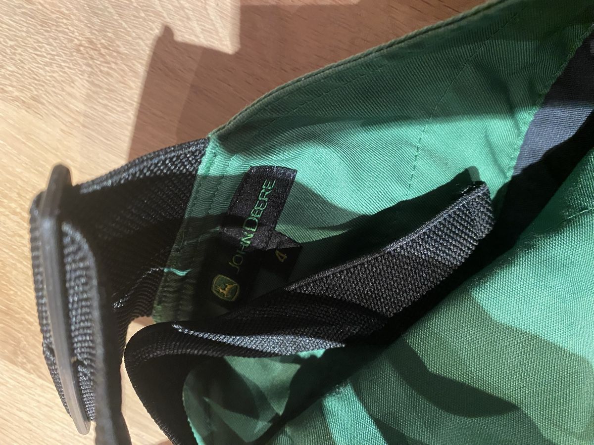 John Deere Pantaloni: John Deere Latzhose für Kinder – Nuovo (secondo la descrizione) da Toffen venduto da Christof82 2