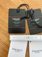 Etiketten "Hackett" für Kleider