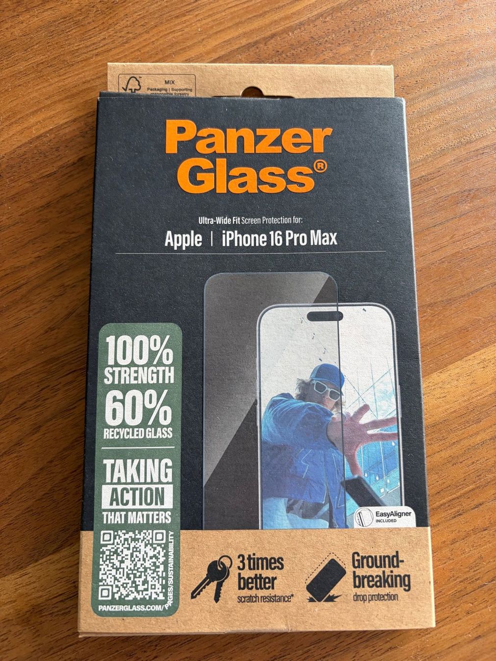 Ritocchi & pellicole di protezione: Panzer Glass Screen Protector Apple iPhone 16 Pro Max new – Nuovo e nell'imballaggio originale da Wilen b. Wollerau venduto da rosmarin13