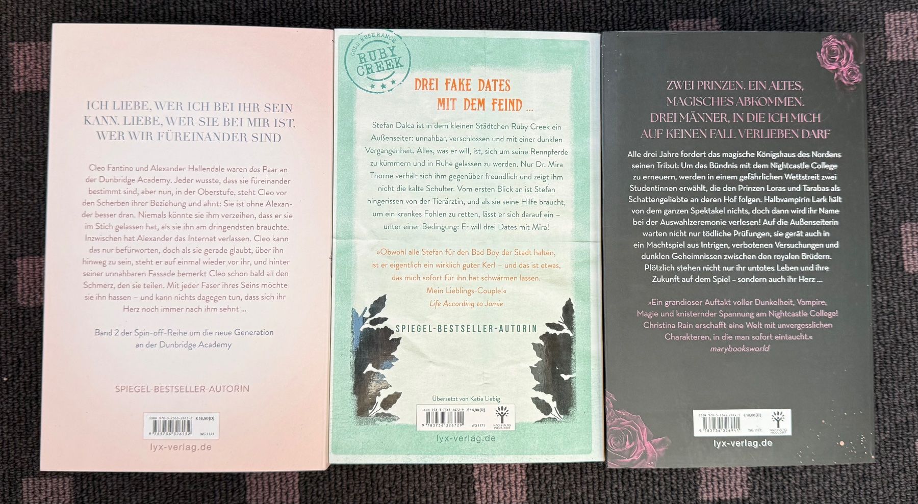 Bücher: LYX Farbschnitt - Bücherset – Neu und originalverpackt aus Eichberg von Lolapop18 1