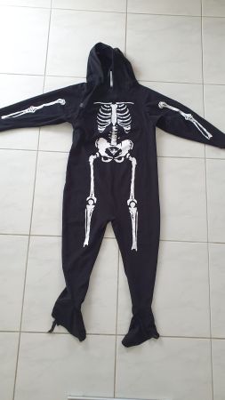 Skelett Overall Gr. L Halloween Kostüm Party