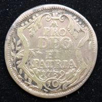Zürich 1739 Pro Deo et Patria Silber s-ss 10 Schilling