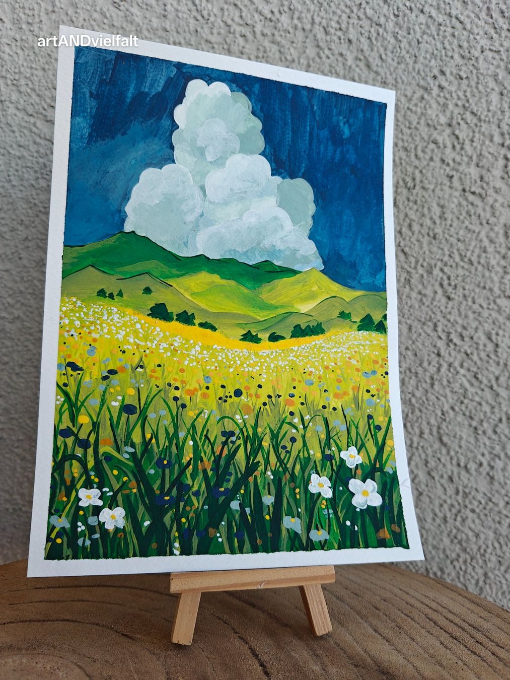 Dipinti: Gemälde Acryl, Landschaft – Nuovo e nell'imballaggio originale da Winterthur venduto da GDaniela 1