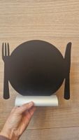 Tischkreidetafel Aufsteller mit Aluminiumfuss 50 Stk.