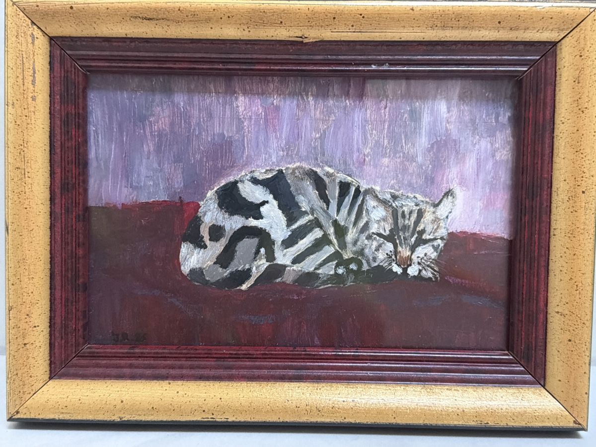 Tableaux: Gemälde, Katze, klein. – D'occasion à Biberist par Momo33 3