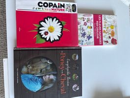3 livres: Nature, Botanique & Cheval