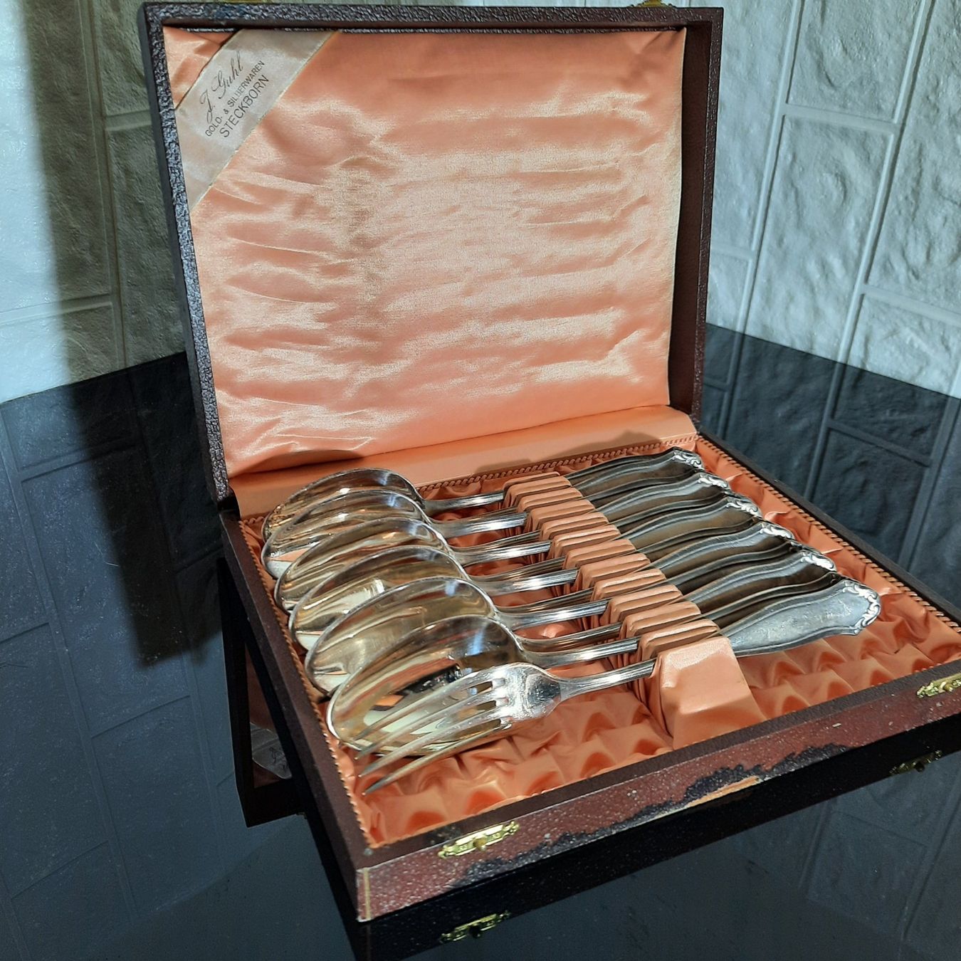 WMF Set di posate: Edles Silberbesteckset mit WMF Patent – Usato da Unterägeri venduto da Altgoldschmuck 1