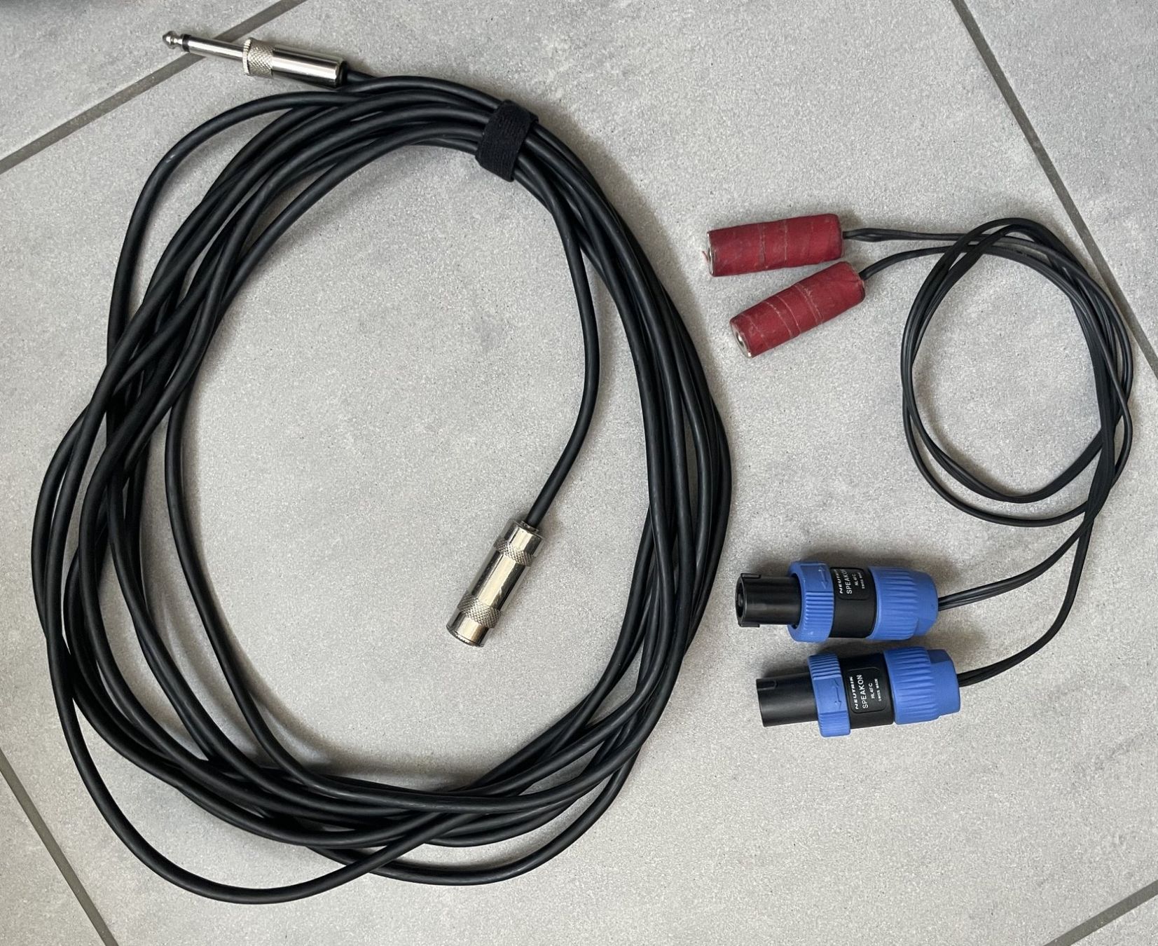 Cavi: Lautsprecherkabel-Set  Jack-Speakon / Speakon-Speakon – Usato da Wattwil venduto da webrawa 2