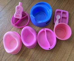 Puppen-Geschirr und Töpfchen Set 