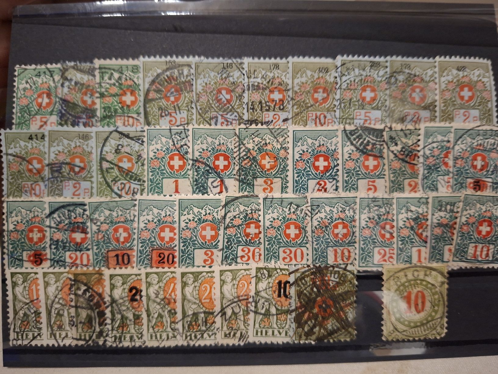 Alle Briefmarken: Lot Portomarken  – Gebraucht aus Balgach von SIMEON27