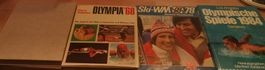 Olympia 64, 68 und 84 / Ski-WM 78 / Bücher und Heft