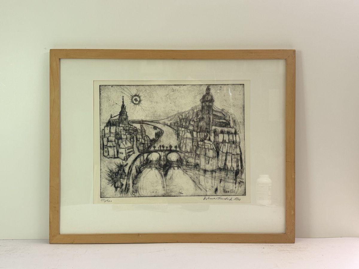 Grafiken & Lithographien: Hilmar Friedrich - Radierung  – Gebraucht aus Solothurn von NUVICO
