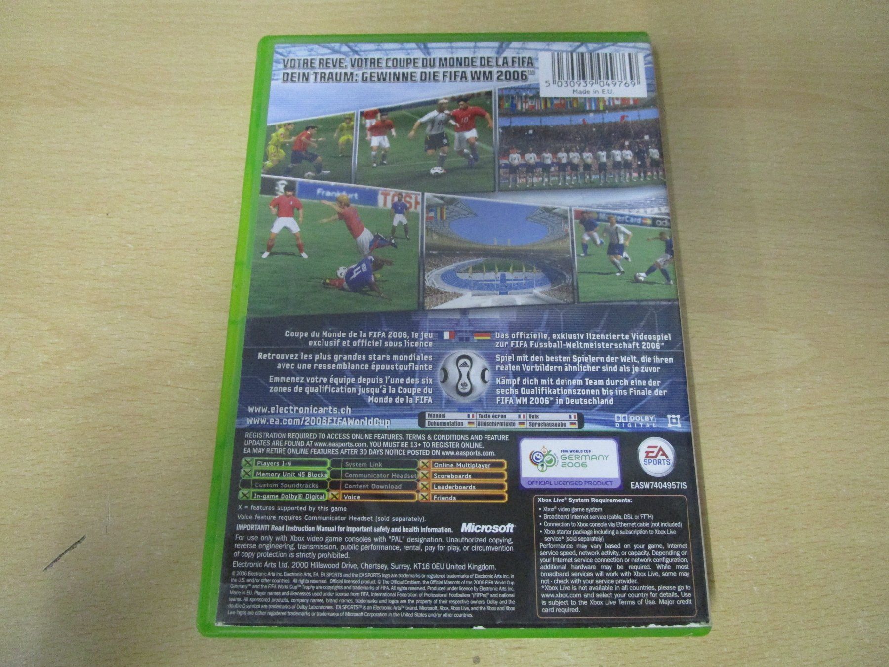 Microsoft Giochi: FIFA World Cup Germany 2006 Microsoft Xbox XBOX – Usato da Goldau venduto da agestuffer 1