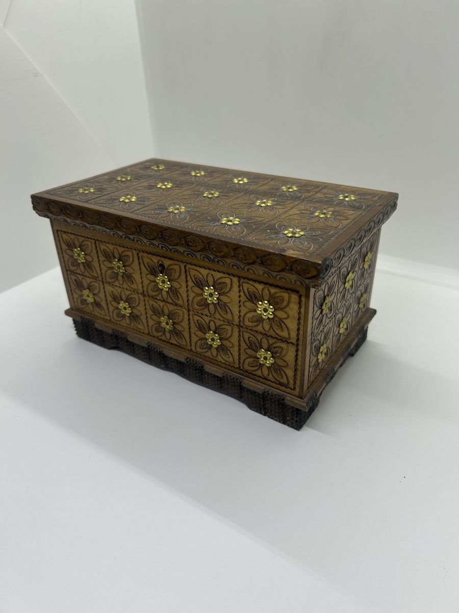 Dosen: [VINTAGE]: Holz Schmuckschattulle – Gebraucht aus Arni AG von CreaFlex 1