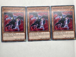 Sagenhafter Ashenveil - Yu-Gi-Oh! Karte - 1. Auflage 3x