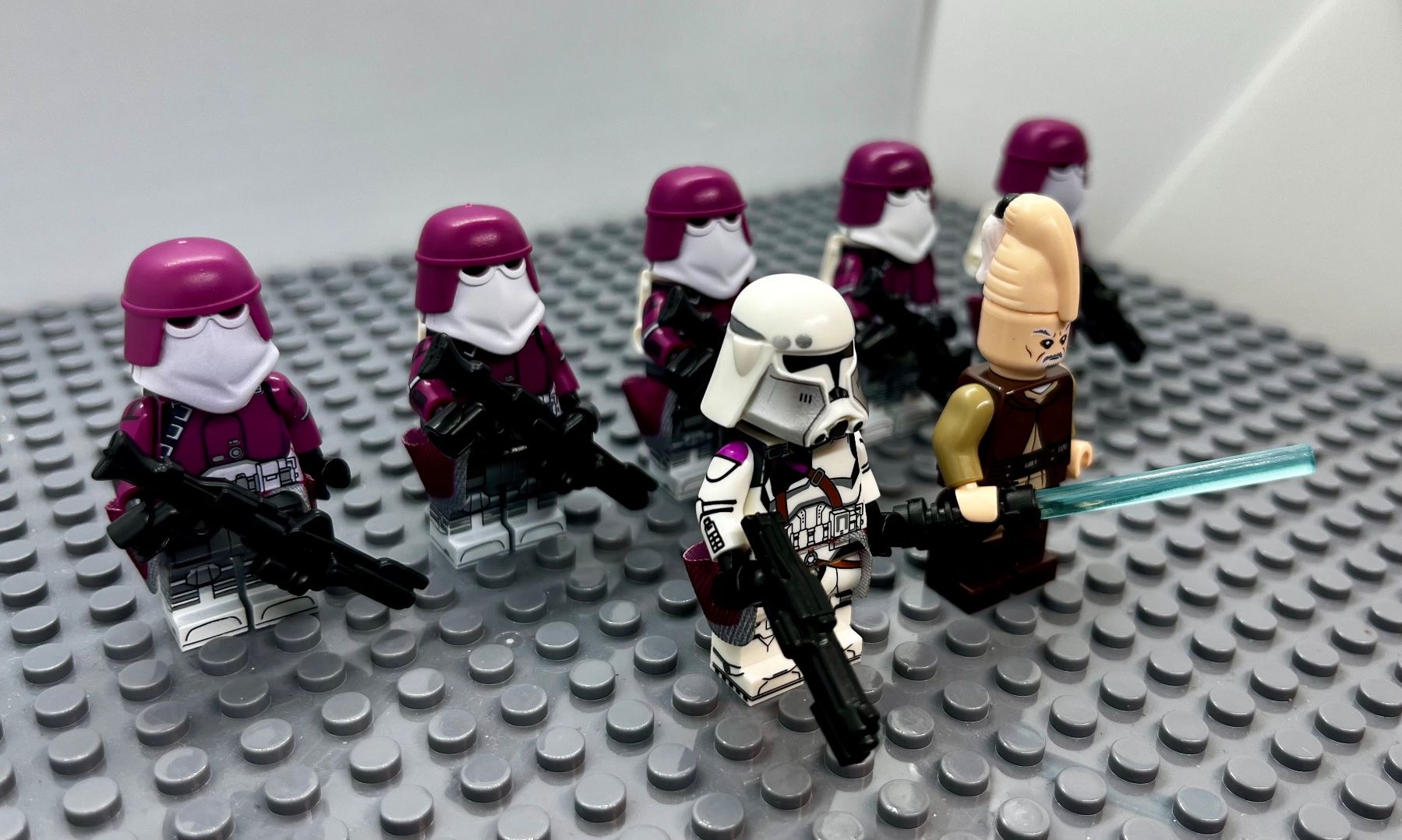 Star Wars Kit di costruzioni: Custom Ki-Adi Mundi, Commander Bacara & 5 Galactic Marines – Nuovo (secondo la descrizione) da St. Gallen venduto da Starlord77 1