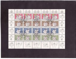 Liechtenstein 1998 "Spass am Brief" (1115-1118) im Bogen ʘ