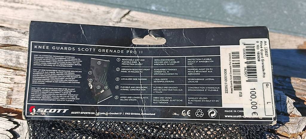 Protezioni & Imbottiture: Scott Knieschützer L – Usato da Roggwil TG venduto da Much58