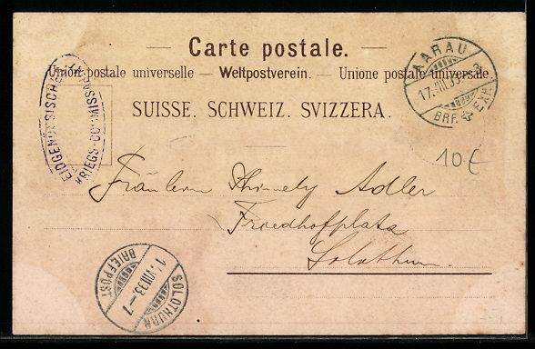 Cartoline postali: Lithographie Lausanne, Vue générale – Usato da Berlin venduto da bartko-reher 1