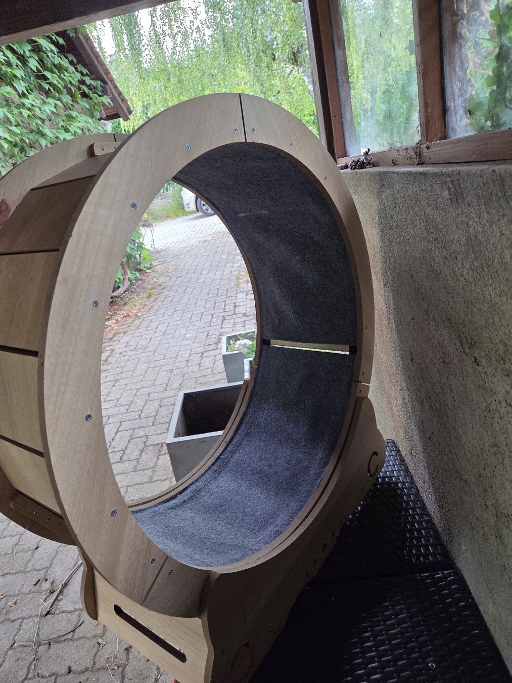 Arbres à chats: Roue pour chat en bois – D'occasion à Bassins par Clax72 1