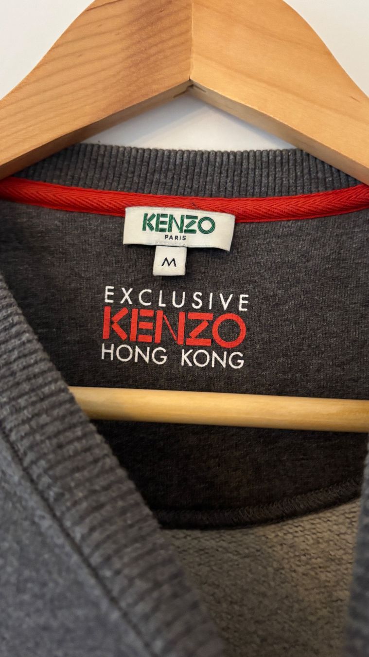 Kenzo Maglioni & Felpe: Original Kenzo Pullover grau Grösse M – Usato da Zürich venduto da car_56r7 2