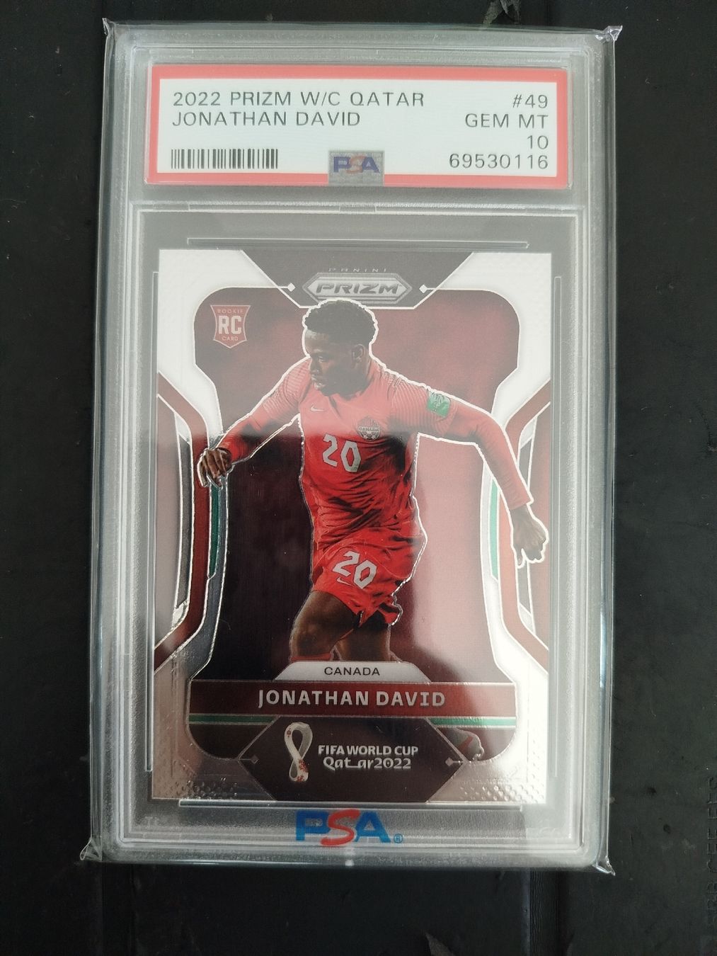 Panini Sammelbilder & Trading cards: Panini Prizm WM22 Jonathan David RC PSA10 – Neu und originalverpackt aus Wettingen von mirna04