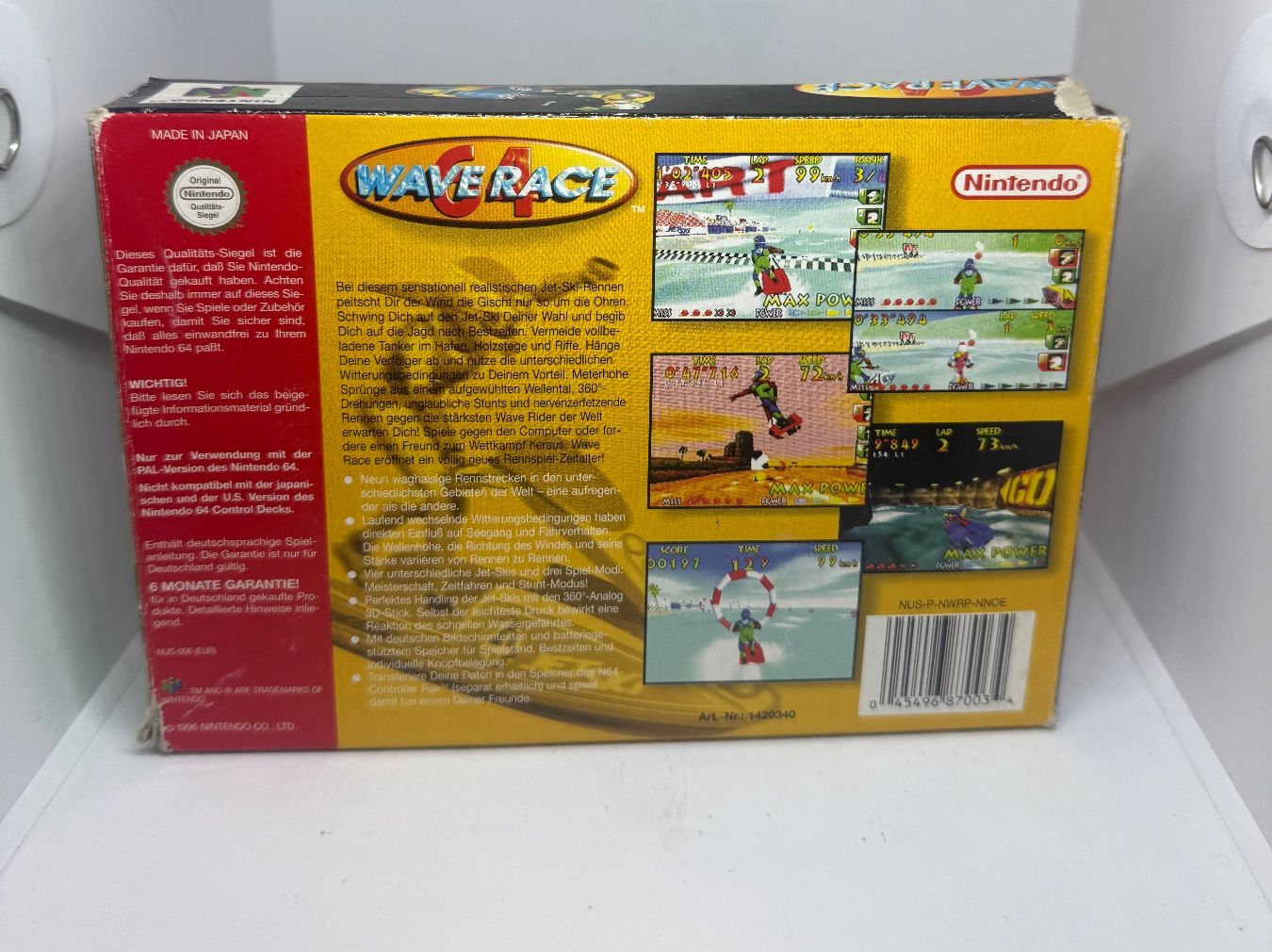 Nintendo Giochi: Wave Race N64 Nintendo OVP – Usato da Dietlikon venduto da NESFEVER 1
