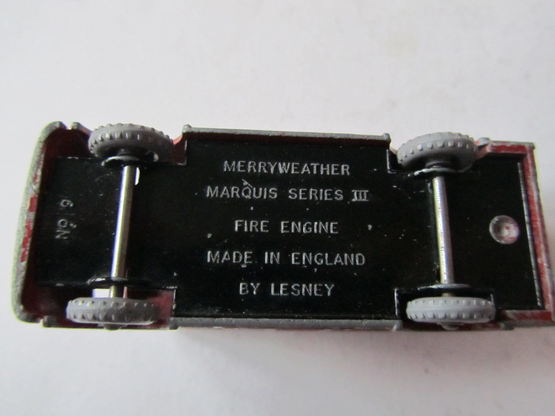 Matchbox Modellautos: Fire Engine, Matchbox Lesney, Nr. 9C, 1959-66 – Gebraucht aus Weiningen ZH von dietsch57 6