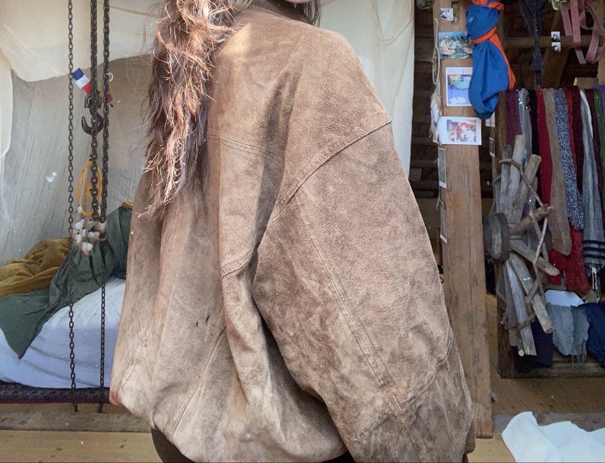 Giacche: Braune Vintage Lederjacke – Usato da Rehetobel venduto da Norea69