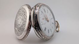 Antike Taschenuhr, Silber, Recorbet & Cie., 1902-1904