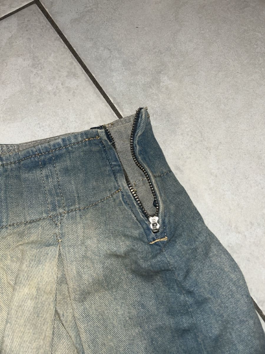 Bershka Gonne: blauer denim Hosenrock, Gr. S – Nuovo (secondo la descrizione) da Bülach venduto da Choemong 2