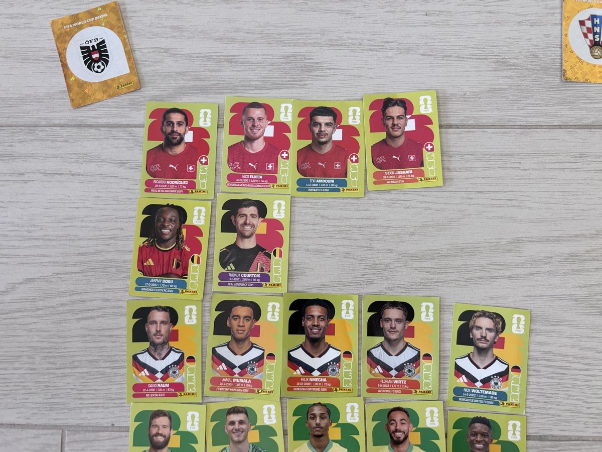 Panini Sammelbilder & Trading cards: FIFA world cup 2026 Paninis 57 Stücke – Neu (gemäss Beschreibung) aus Courtaman von reingruber 1