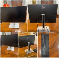 2x HP Display Monitore inkl. Tastatur