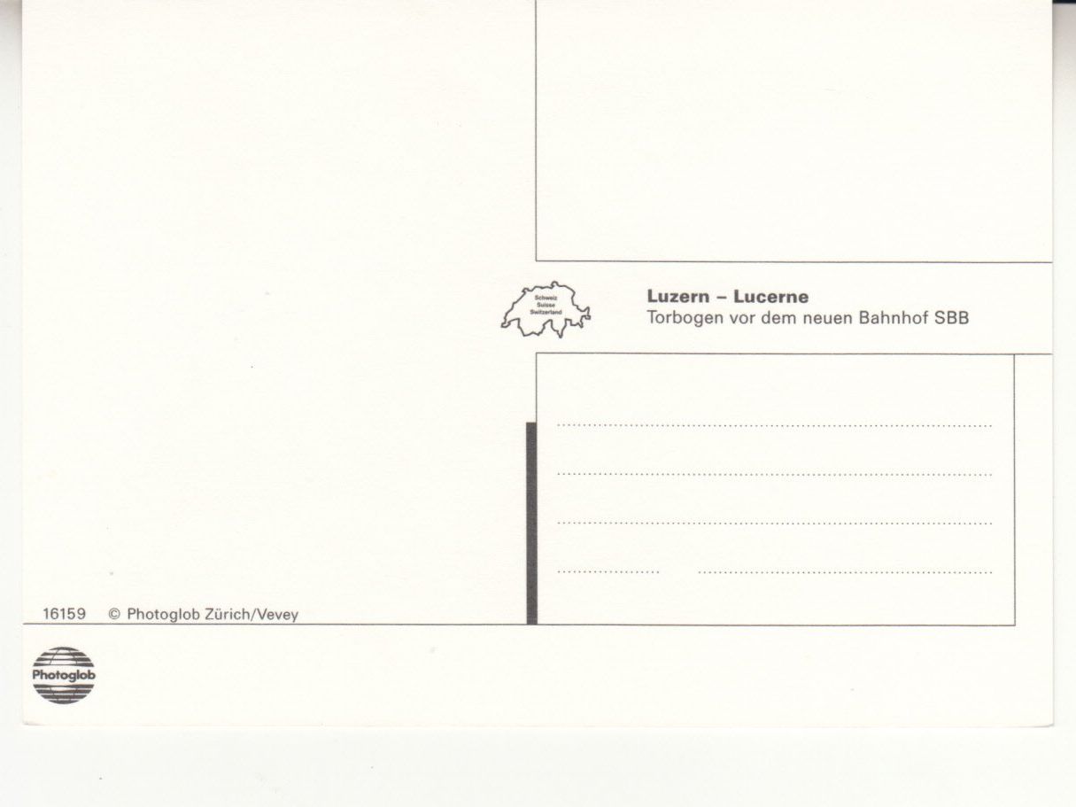 Ansichtskarten: Luzern ca. 1980 – Gebraucht aus Bürglen TG von StampGraf 1