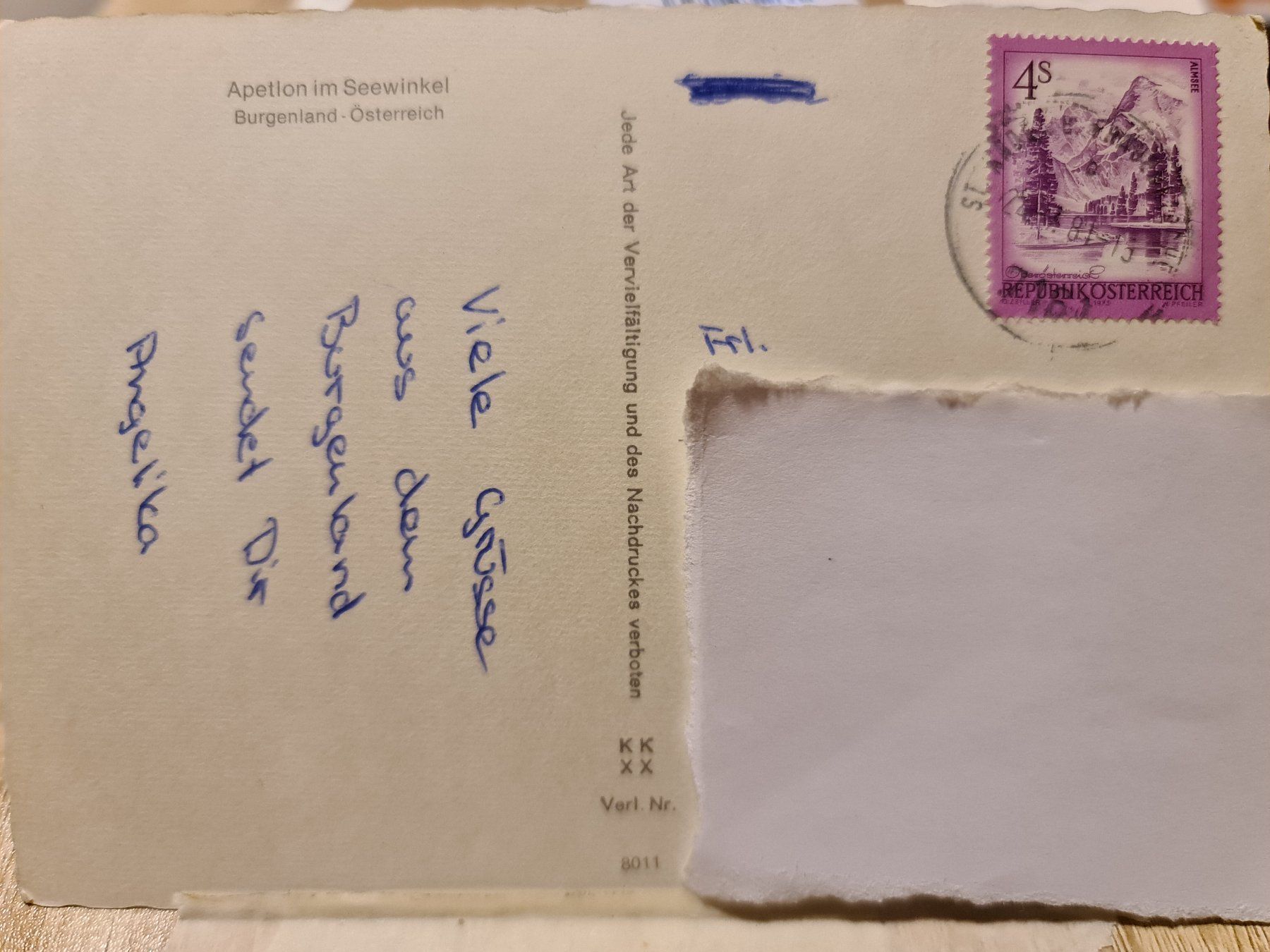 Cartoline postali: Ansichtskarte Burgenland – Usato da Dintikon venduto da Vexi 1