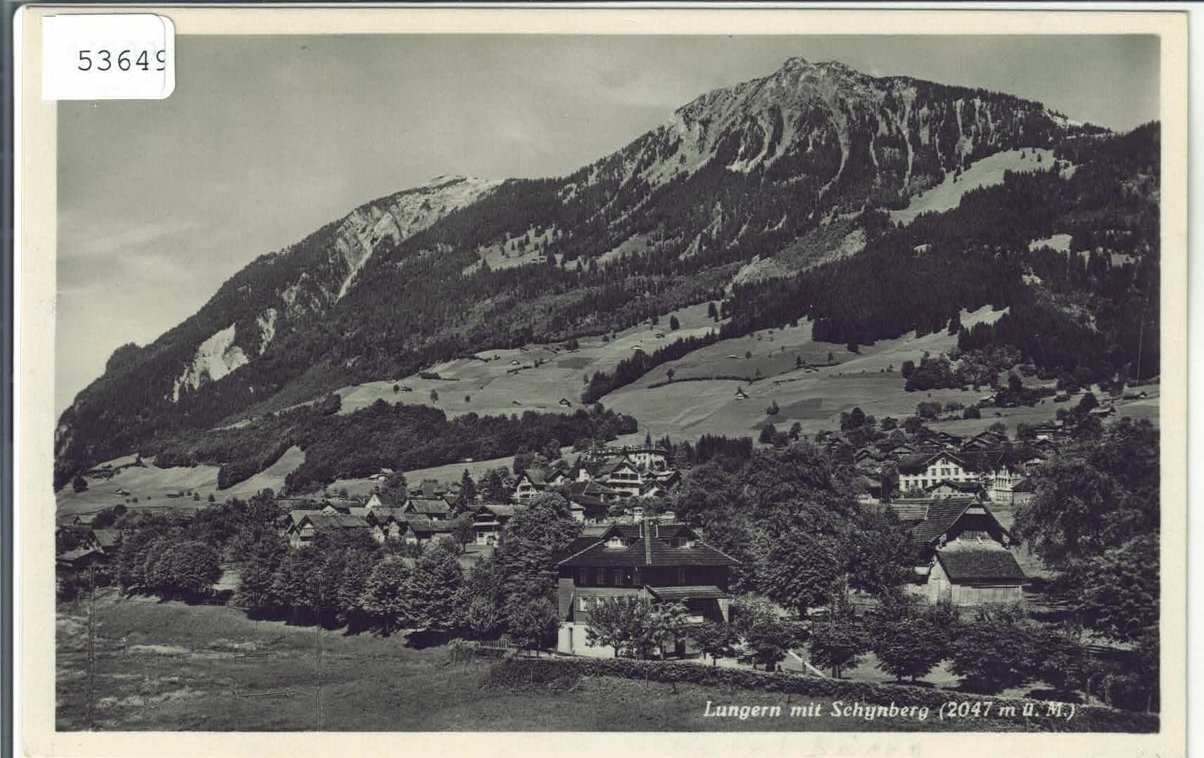 Cartoline postali: Lungern mit Schynberg – Usato da Ettingen venduto da Kartenplanet