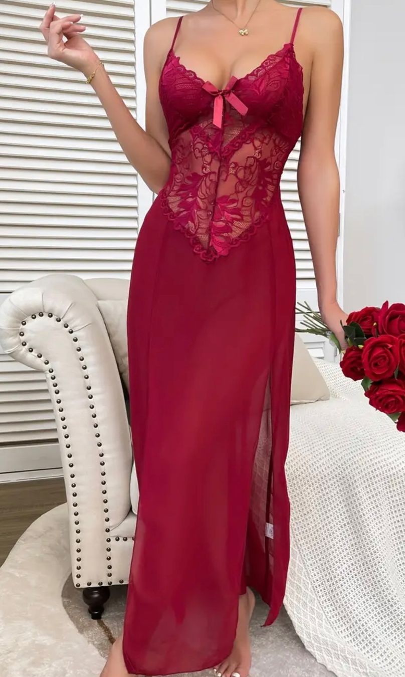 Negligees & Pigiami: trasparente abito da notte di tulle con pizzo – Nuovo (secondo la descrizione) da Gordevio venduto da LanaZimm 2