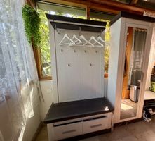 Garderobenschrank mit Schuhschrank weiss gebraucht