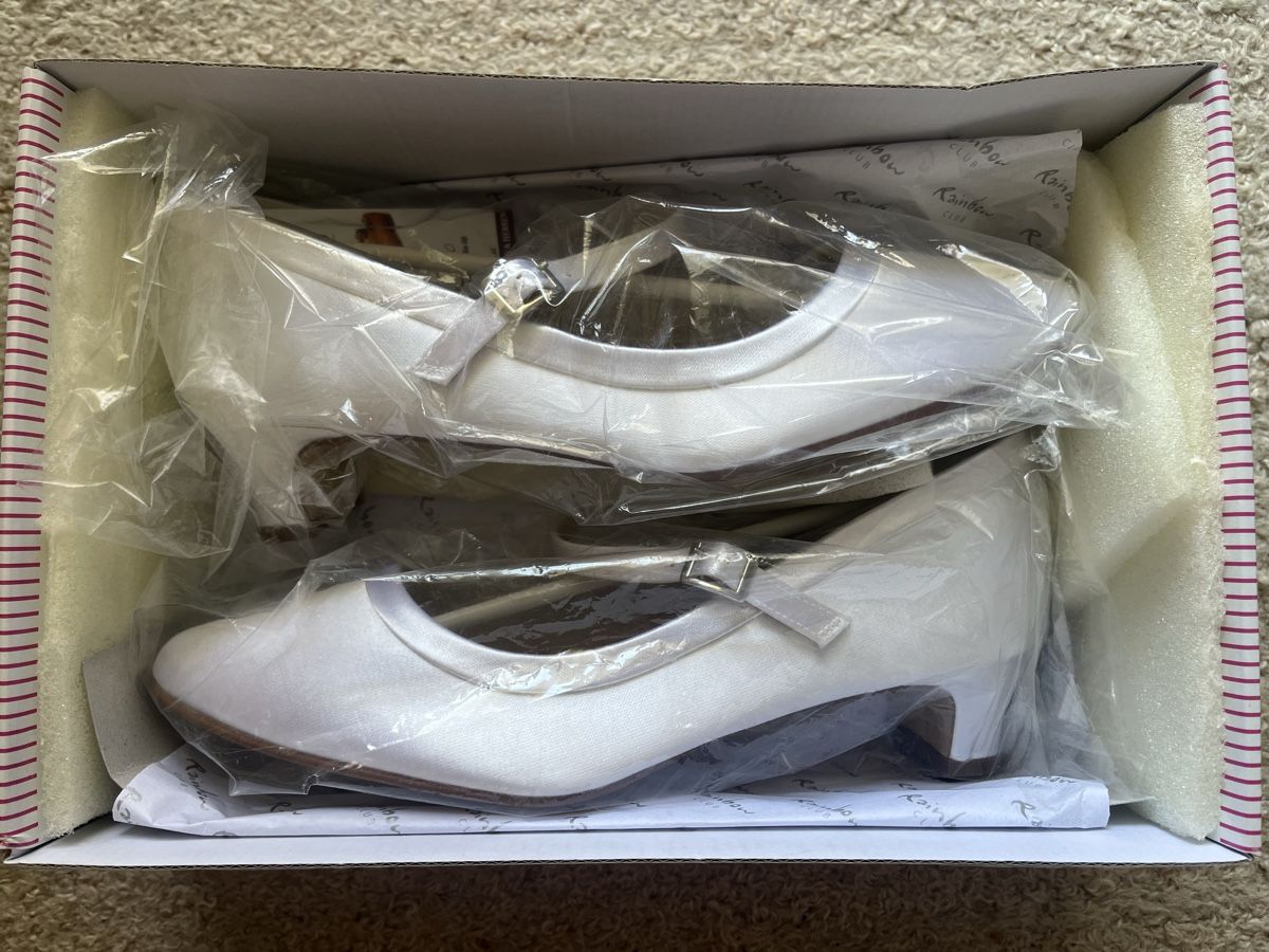 Rainbow Scarpe da donna: Hochzeitsschuhe – Nuovo e nell'imballaggio originale da Herisau venduto da SoBe92 2