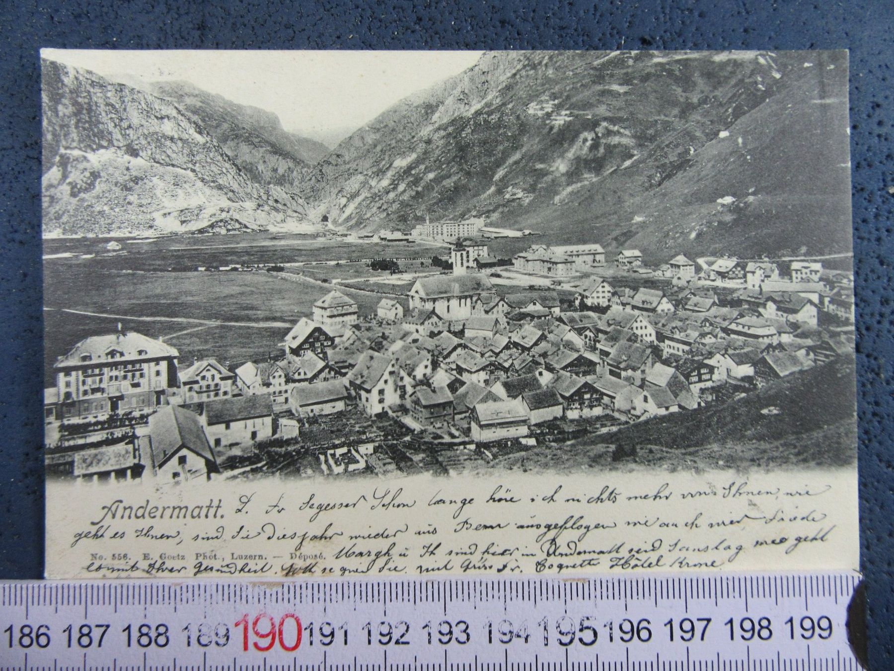 Cartes postales: ANDERMATT 1904 URI AK – D'occasion à Ettingen par Hausi4711
