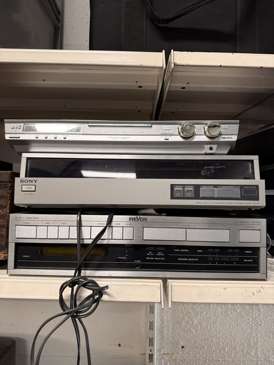 Vintage Hi-Fi Anlage: Revox, Sony & JVC - Top Zustand! (Defekt) in ...