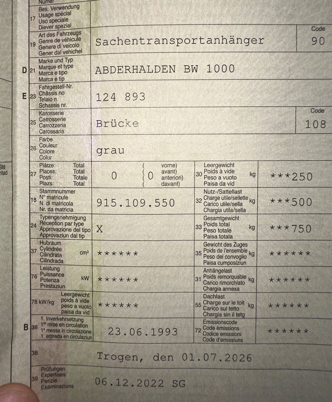 Abderhalden Remorques: Hunde-Camping Anhänger MFK Frei – D'occasion à Heiden par Smc700 9